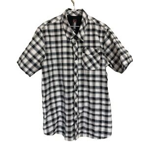 Metal Mulisha Short Sleeve Button Up Shirt Men's XL Biker Skater Y2K